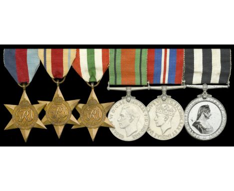 Six: Driver S. P. Hodgson, Royal Army Service Corps and St. John Ambulance Brigade  1939-45 Star; Africa Star; Italy Star; De