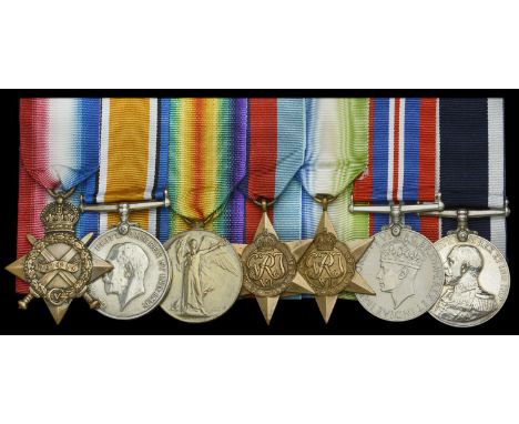 Seven: Stoker Petty Officer C. G. Legge, H.M.S. Fearless, Royal Navy  1914-15 Star (K.14754. C. G. Legge. Act. L.Sto., R.N.);