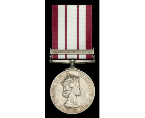Naval General Service 1915-62, 1 clasp, Arabian Peninsula (P/K.946480 F. R. Garton. M (E). 1. R.N.) good very fine  £100-£140