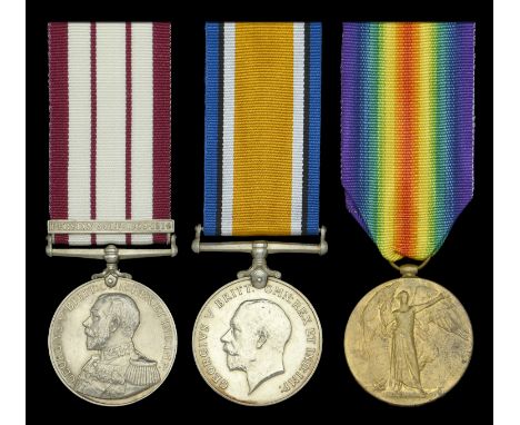 Three: Commander W. C. Taylor, Royal Indian Marine  Naval General Service 1915-62, 1 clasp, Persian Gulf 1909-1914 (Commander