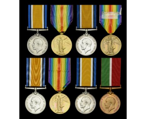 Pair: Private A. C. Harris, Duke of Cornwall’s Light Infantry  British War and Victory Medals (21535 Pte. A. C. Harris. D. of