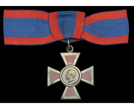 Royal Red Cross, 2nd Class (A.R.R.C.), G.V.R., silver and enamel, on lady’s bow riband, in Garrard, London, case of issue, ne