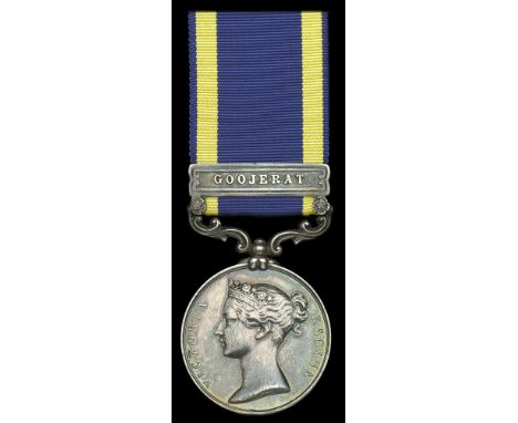 Punjab 1848-49, 1 clasp, Goojerat (S. Frost, 9th Lancers.) naming rubbed over unit, otherwise better than good fine  £200-£26