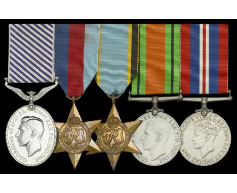 A Second War 1940 ‘Bomber Command’ D.F.M. group of five awarded to Sergeant R. F. H. Jones, Royal Air Force, Wireless Operato