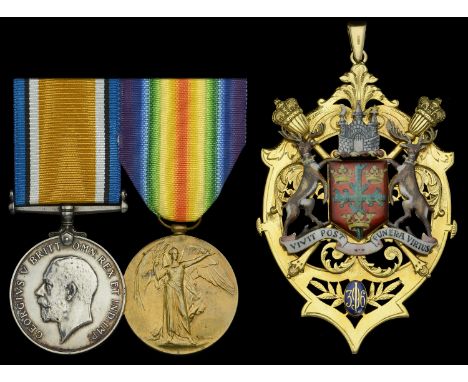 The Great War pair awarded to Lieutenant Arthur Cyril Ball, Royal Air Force, younger brother of Captain Albert Ball, V.C., D.