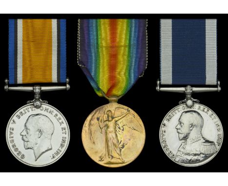 Three: Stoker Petty Officer H. R. Piggott, Royal Navy  British War and Victory Medals (308750 H. R. Piggott. S.P.O. R.N.); Ro