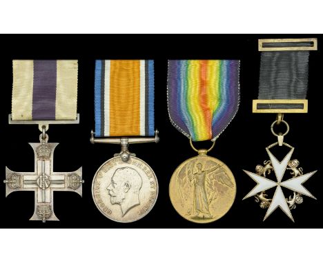 A Great War M.C. group of three awarded to Major H. J. Bennett, 2/4th Battalion, Oxfordshire and Buckinghamshire Light Infant