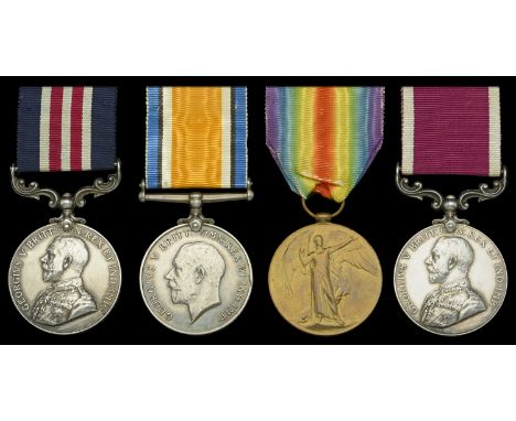 A Great War ‘Western Front’ M.M. group of four awarded to Sergeant Thomas Maddick, 24th Battalion, Oxfordshire and Buckingham