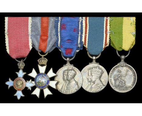 The K.B.E., C.M.G. group of five miniature dress medals attributed to Sir Robert Smith, Governor of British North Borneo  The