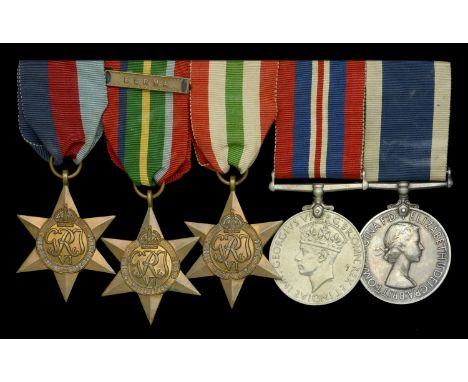 Five: Petty Officer Cook K. W. G. Childs, Royal Navy  1939-45 Star; Pacific Star, 1 clasp, Burma; Italy Star; War Medal 1939-