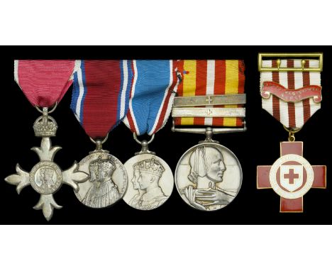 A post-War M.B.E. group of four awarded to Matron Miss Mildred F. Hughes, President of the Royal College of Nursing 1944-46  