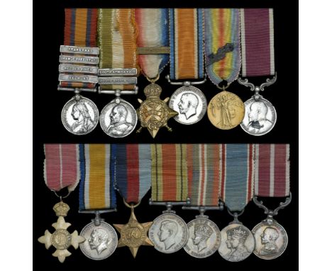 An unattributed O.B.E. group of seven miniature dress medals The Most Excellent Order of the British Empire, O.B.E. (Military