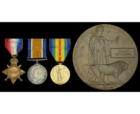 Three: Private R. Donaldson, 2nd Battalion, late 8th Battalion, Oxfordshire and Buckinghamshire Light Infantry, who died of w