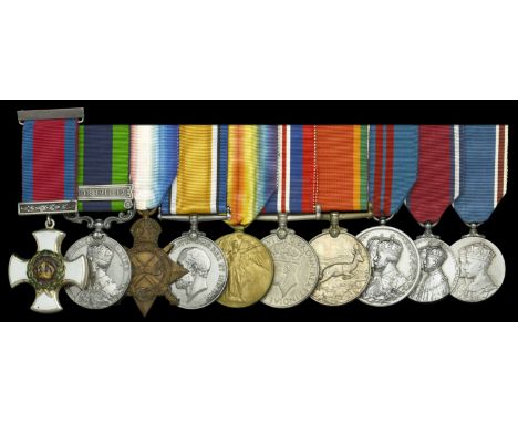 A Great War ‘Mesopotamia’ D.S.O. group of ten awarded to Major G. E. O. De Smidt, Indian Telegraph Department, later Royal En