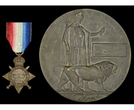 The 1914-15 Star awarded to Private Reginald Vaughan, 2nd Battalion, Oxfordshire and Buckinghamshire Light Infantry, who died