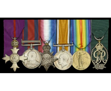 A Great War Transport Officer’s O.B.E. group of six awarded to Captain S. de B. Lockyer, Royal Naval Reserve, who commanded t