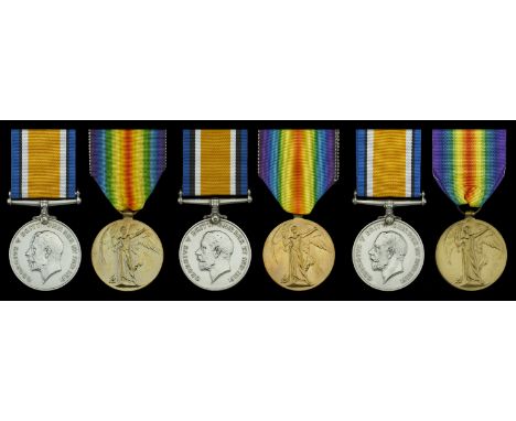 Pair: Stoker First Class T. J. Mansbridge, Royal Navy British War and Victory Medals (K 34899 T. J. Mansbridge. Sto. 1 R.N.) 