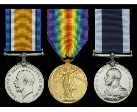 Three: Stoker Petty Officer W. Spence, Royal Navy  British War and Victory Medals (302530 W. Spence. S.P.O. R.N.); Royal Navy