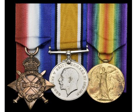 Three: Shipwright First Class T. H. Perring, H.M.S. Orion, Royal Navy  1914-15 Star (M.6722, T. H. Perring. Shpt.2., R.N.); B