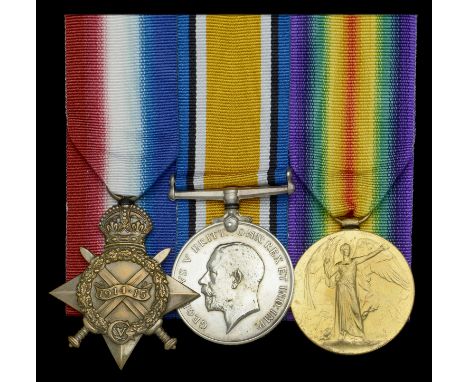 Three: Wireman First Class F. H. Allum, H.M.S. Calliope, Royal Navy  1914-15 Star (M.12389. F. H. Allum, Ar. Cr., R.N.); Brit