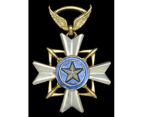 Vietnam, Republic, Air Gallantry Cross, silver, gilt, and enamel, lacking riband, good very fine £60-£80