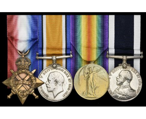 Four: Stoker Petty Officer T. H. Wilkins, H.M.S. Midge, Royal Navy  1914-15 Star (K.293, T. H. Wilkins, Sto.1, R.N.); British