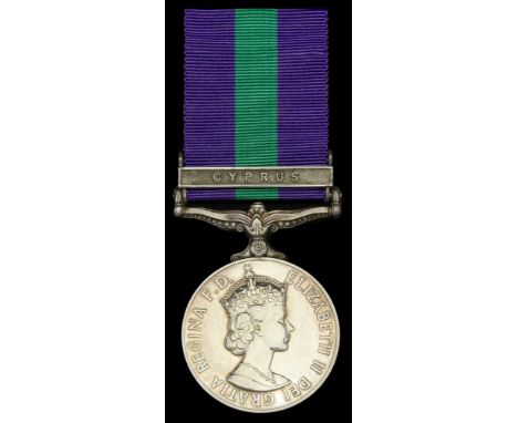 General Service 1918-62, 1 clasp, Cyprus (23377001 Pte. R. Smith. Oxf. & Bucks.) nearly extremely fine  £50-£70