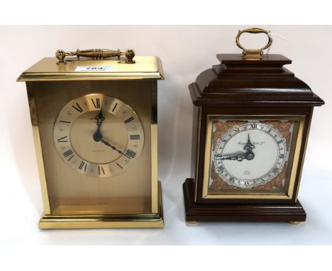 A Mappin and Webb Elliot mantle clock and a Staiger clock Condition Report: Available upon request