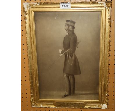 COL F.G SHEWELL C.B portrait print, 36 x 24cm Condition Report: Available upon request