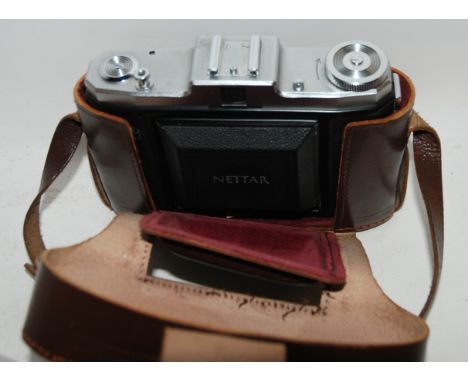 A Zeiss Ikon Nettar camera, various lodge member's ticket etc Condition Report: Available upon request