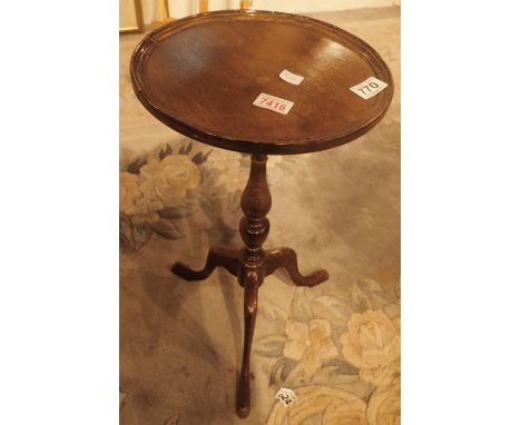 Antique mahogany tripod base wine table