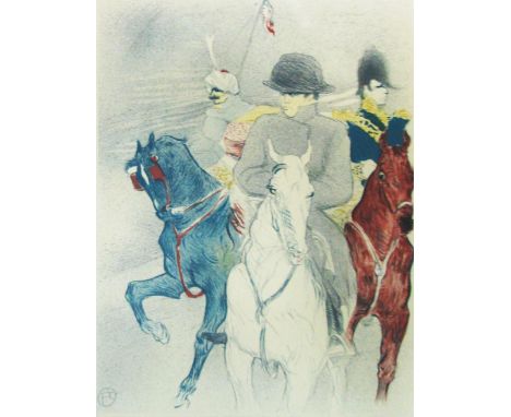 HENRI DE TOULOUSE LAUTREC (French, 1864-1901), `Napoleon` lithograph in colours, 37cm x 26.5cm, verve, signed in the plate an