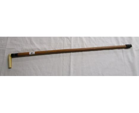 Ivory handled walking stick