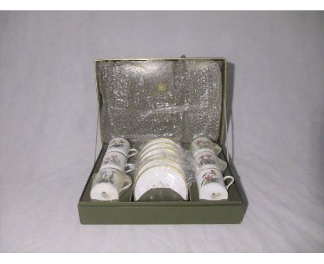 A Royal Worcester boxed coffee set.
