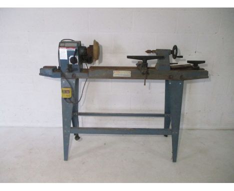An Axminster Power Tools Centre lathe.