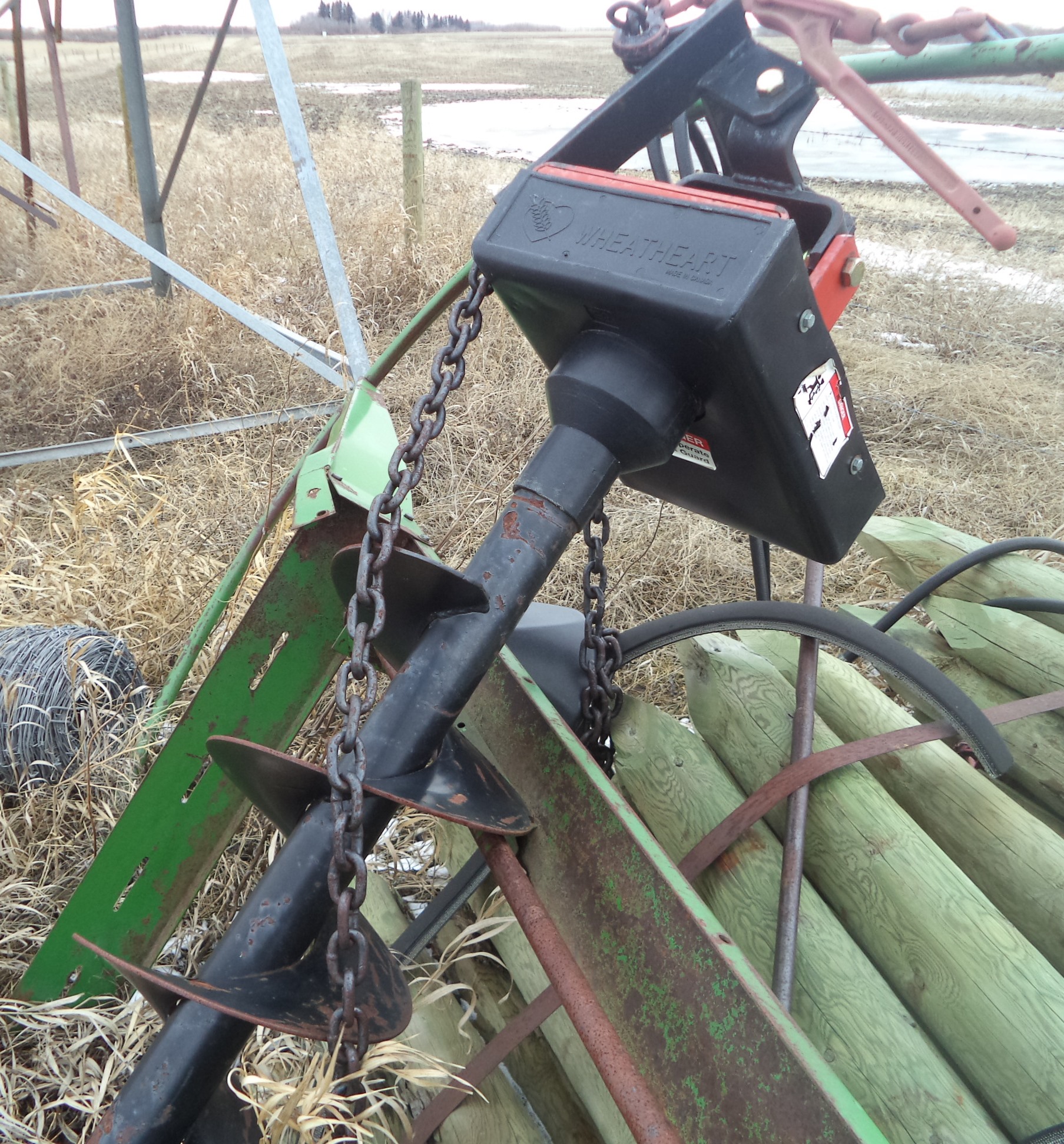 Wheatheart Front End Loader Mounted Post Hole Auger