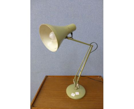 An anglepoise lamp