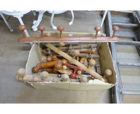 Assorted French coat racks