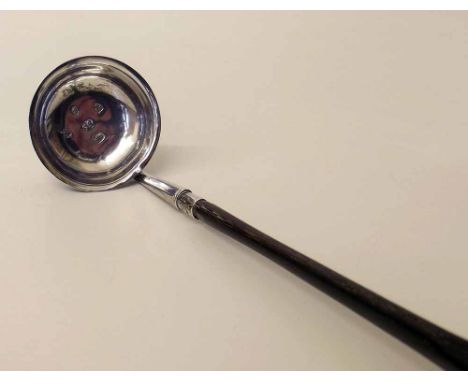 Chester silver (J.S.) toddy ladle. Condition report: see terms and conditions
