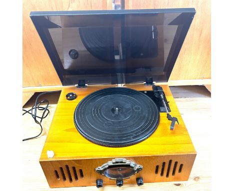 Vintage record player- in working order 