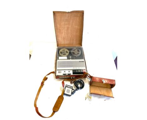Vintage Sanyo tape recorder MR101 in original case, untested