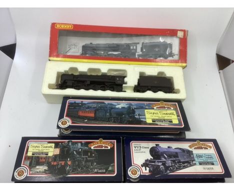 Model Railway toys ; Hornby R2200 Class 9F loco weathered loco and tender boxed set and Bachmann 31-852 Late Crest,31-450 Bac
