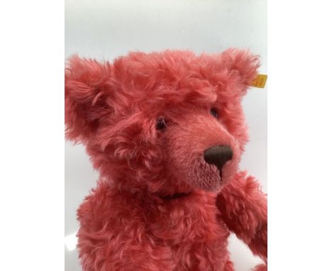 Steiff German Vintage &nbsp;005169 Strawberry 16” Classic Mohair growler Teddy Bear (1)