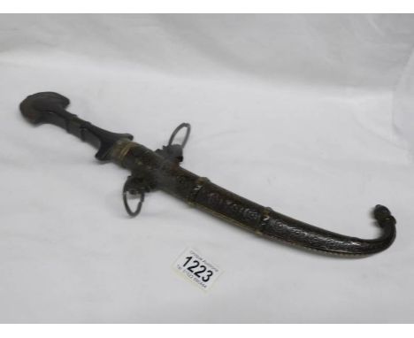 An early 19th century Moroccan Berber Jambiya dagger