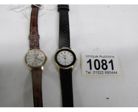 A Rotary 21 jewel ladies wrist watch and one other