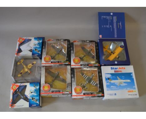 Corgi & other aviation models, various scales. (9)