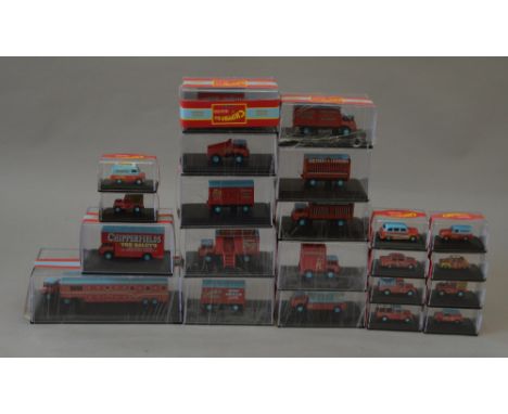 Oxford Diecast 1:72 scale. 23 x Chipperfields Circus models