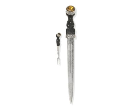 A George V Silver-Mounted Regimental Dirk For An Officer In The 5th (The Sutherland And Caithness (Highland) Battalion Seafor