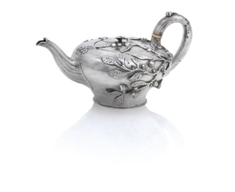 An early Victorian silver teapotby Benjamin Smith, London 1839 also inscribed 'B Smith, Duke Street, Linn. Inn Fields' Of com