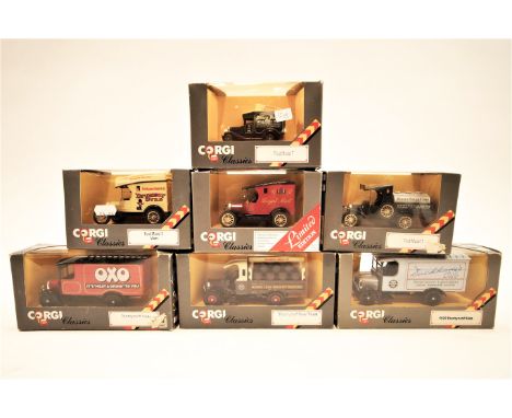 Nine boxed Corgi classics delivery vans, to include Ford Model T (one a Limited Edition)